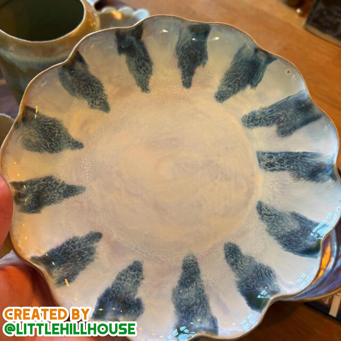 Fleur Hump Mold / Drape Mold for Clay