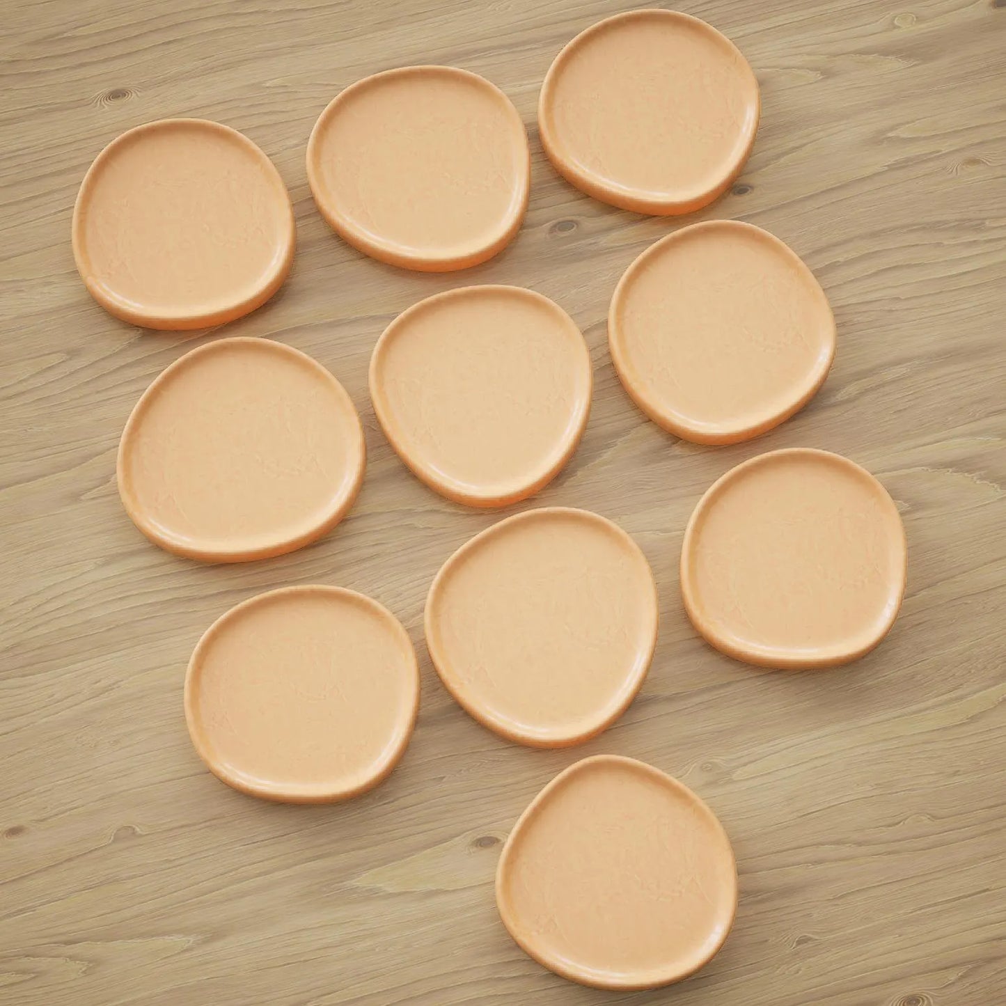 Irregular Ceramic Coaster Slump Mold Set