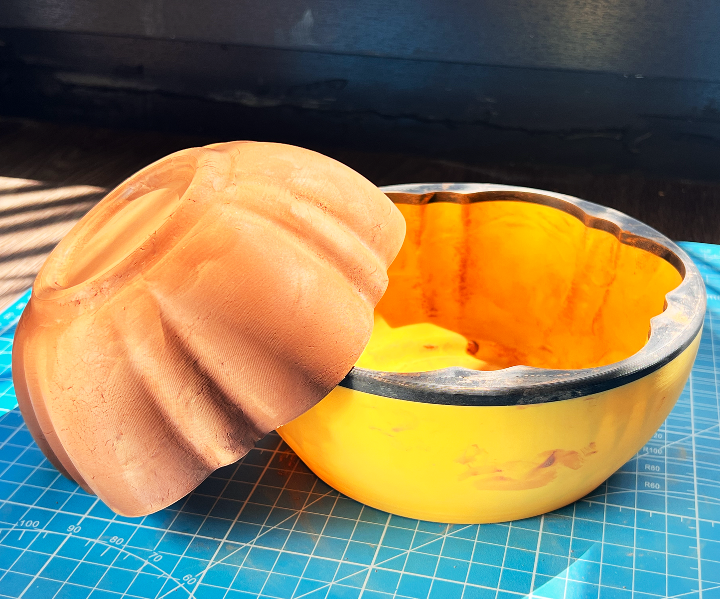 Versailles Petal Slump Mold for a Bowl with Foot Ring – Multiple Sizes