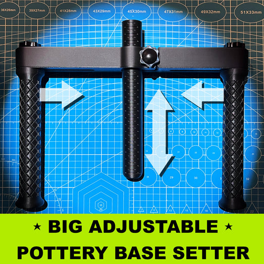 Big Adjustable Bottom Setter for Pottery Wheel