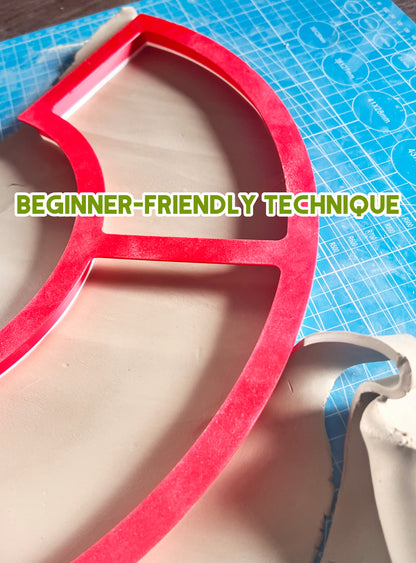 Cone-Shaped Cup Cutter Set for Clay Slab, 4 Sizes