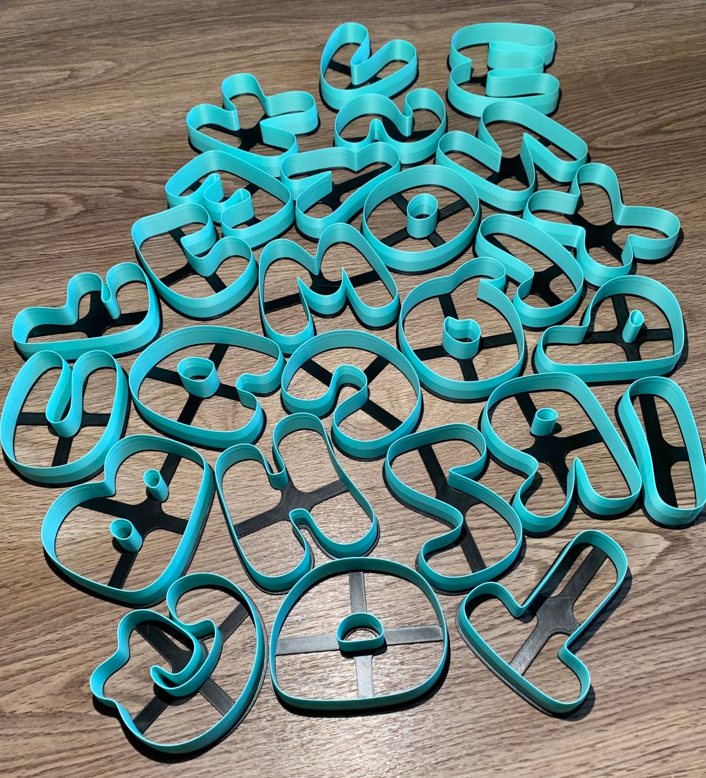 Large Letter and Number Cutters for Clay and Dough – Big Alphabet and Number Set, 10 cm / 4"