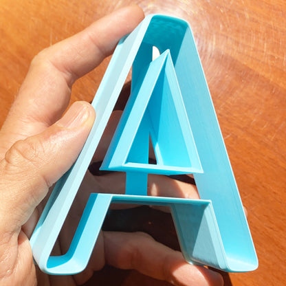 Large Letter and Number Cutters for Clay and Dough – Big Alphabet and Number Set, 10 cm / 4"