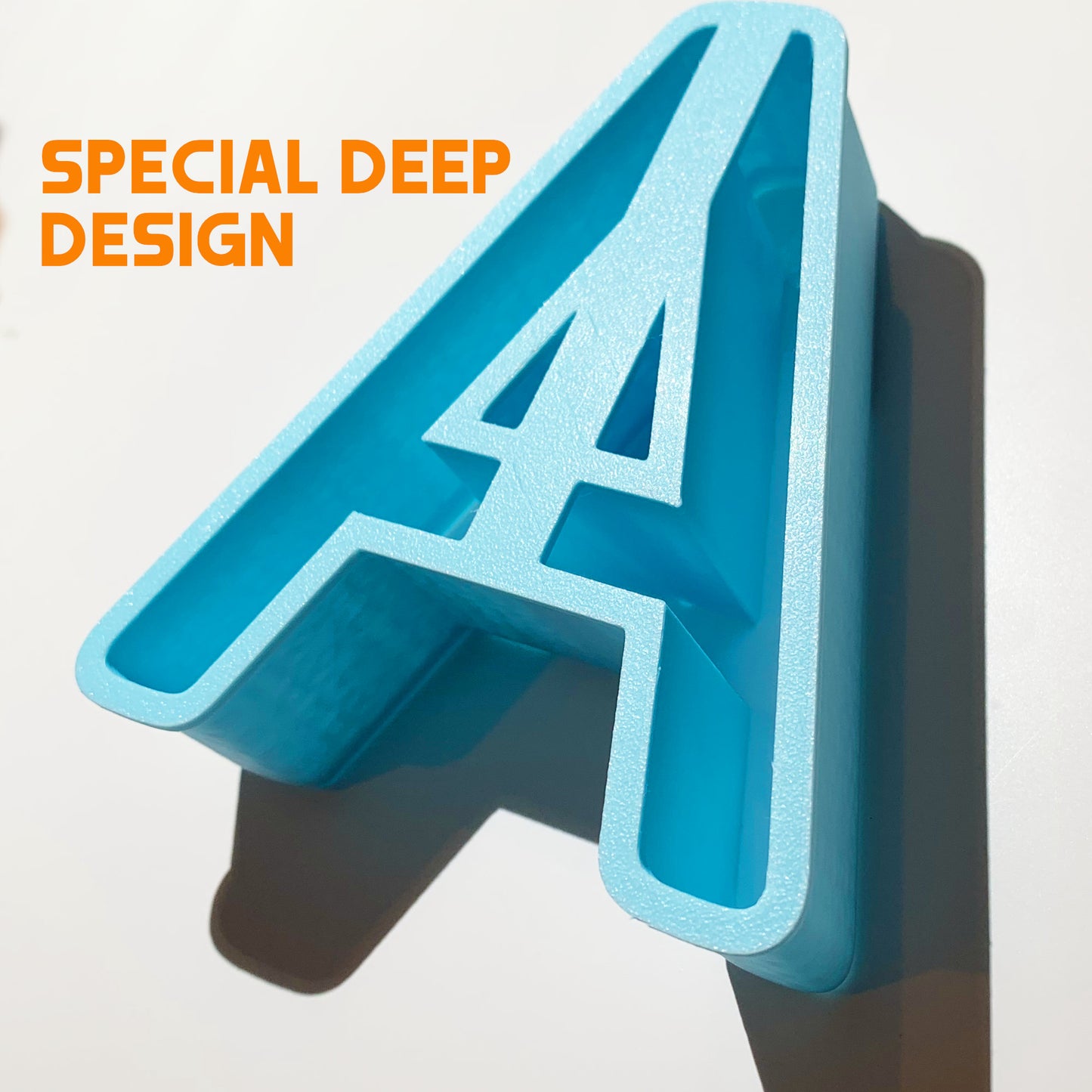 Large Letter and Number Cutters for Clay and Dough – Big Alphabet and Number Set, 10 cm / 4"