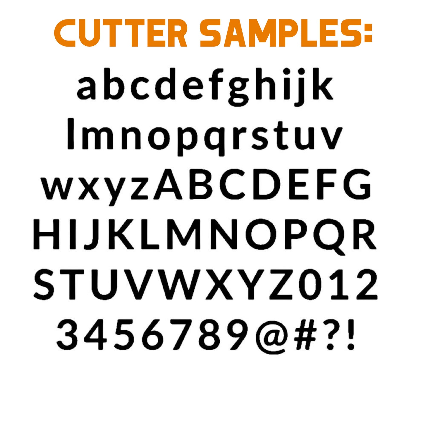 Large Letter and Number Cutters for Clay and Dough – Big Alphabet and Number Set, 10 cm / 4"