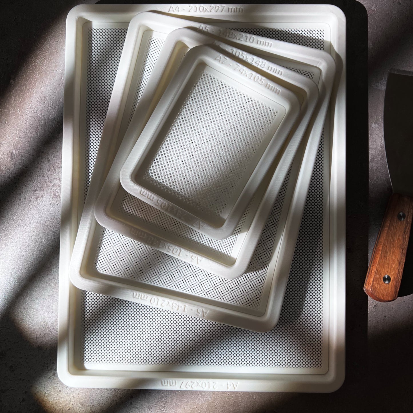 Papermaking Kit A4 A5 A6 A7 – Deckle and Mold Set for Handmade Paper – DIY Paper Making Kit