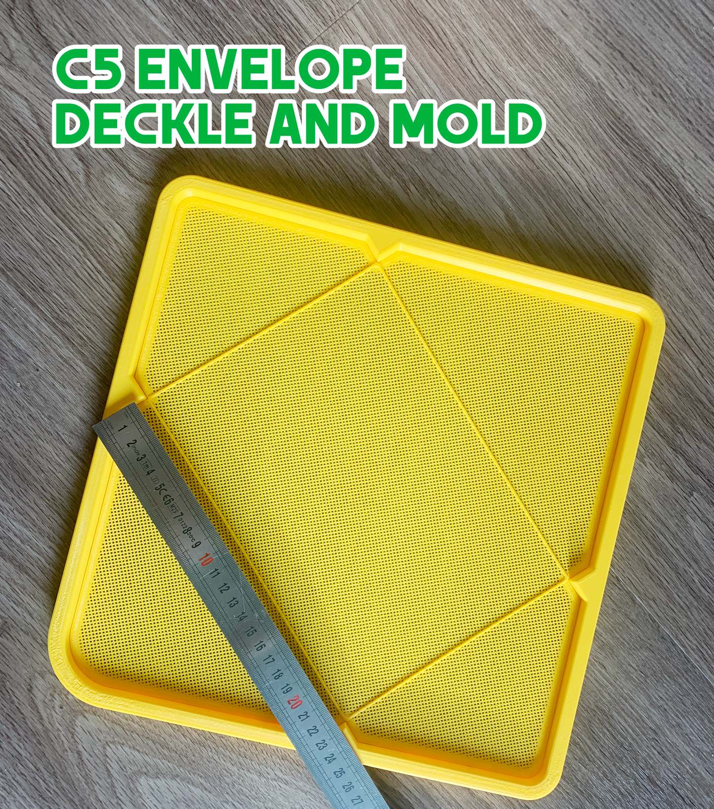 Envelope Papermaking Kit C5 C6 C7 C8 C9 – Deckle and Mold Set for Handmade Paper Envelopes – DIY Paper Making Tools