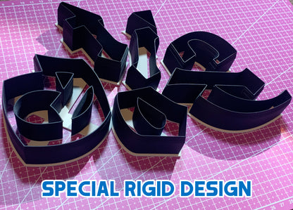 Big Gothic Cookie Cutters for Clay, Polymer Clay, Dough - 10 cm / 4"