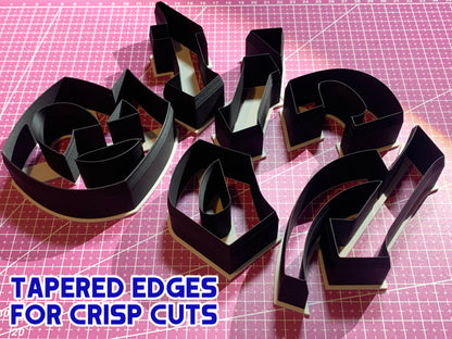 Big Gothic Cookie Cutters for Clay, Polymer Clay, Dough - 10 cm / 4"
