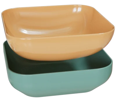 Bastille Square Slump Mold for Clay