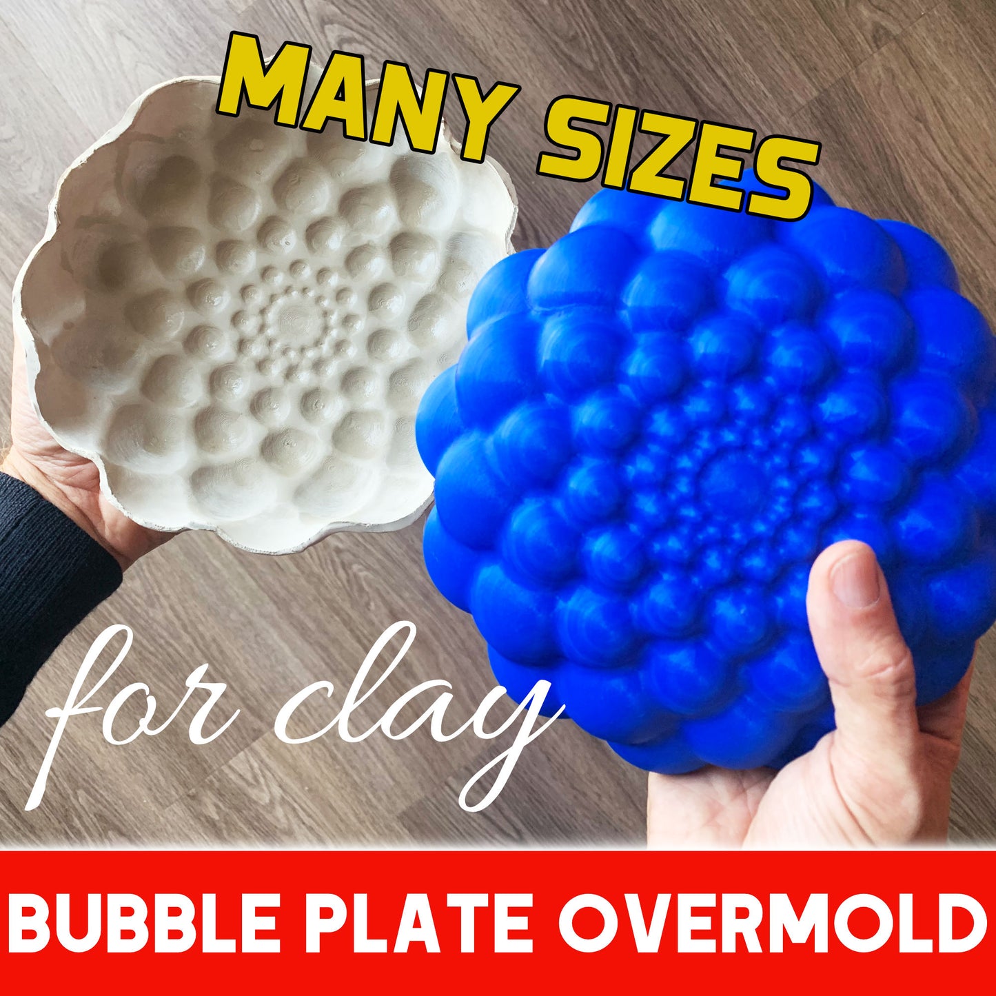Ceramic Mandala / Bubble Plate Drape Mold