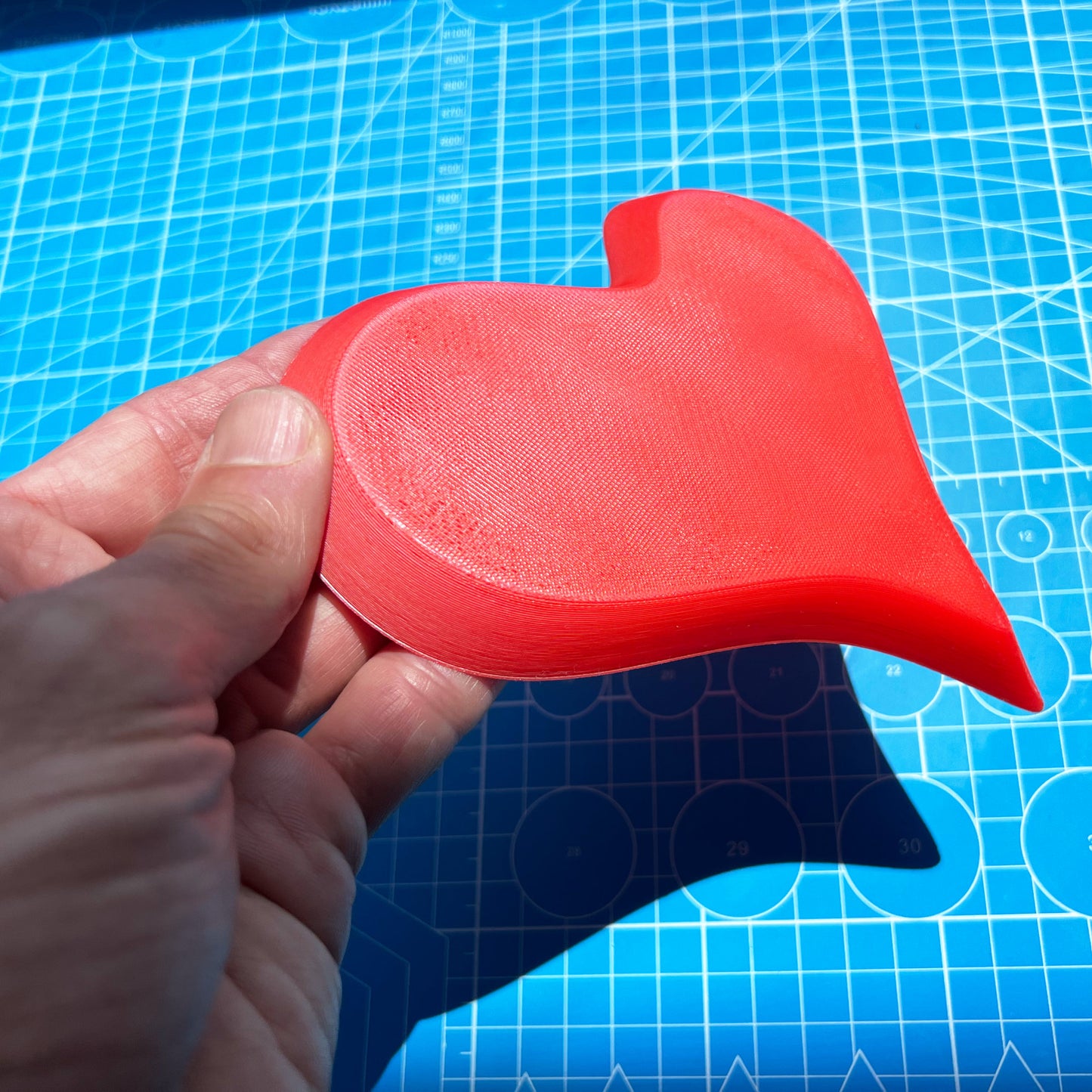 Asymmetric Heart-Shaped Dish Drape Mold for Pottery