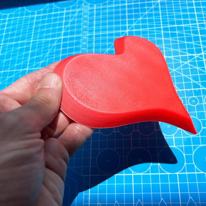 Asymmetric Heart-Shaped Dish Drape Mold for Pottery