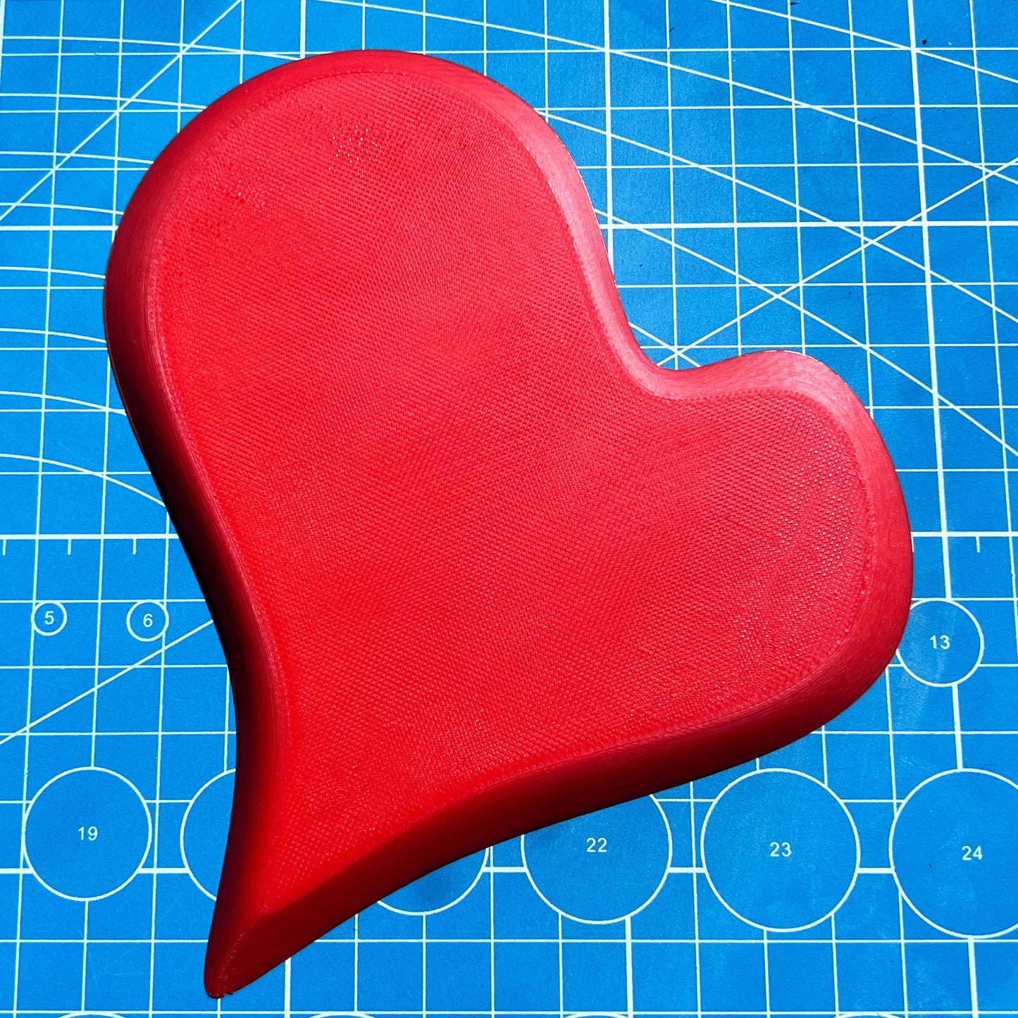Asymmetric Heart-Shaped Dish Drape Mold for Pottery