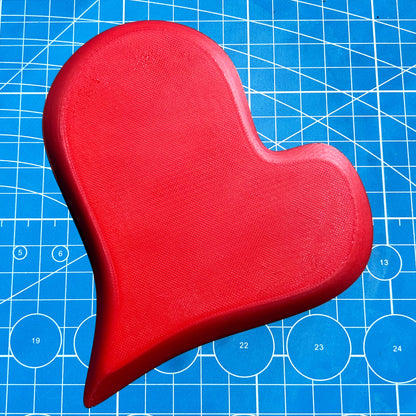Asymmetric Heart-Shaped Dish Drape Mold for Pottery