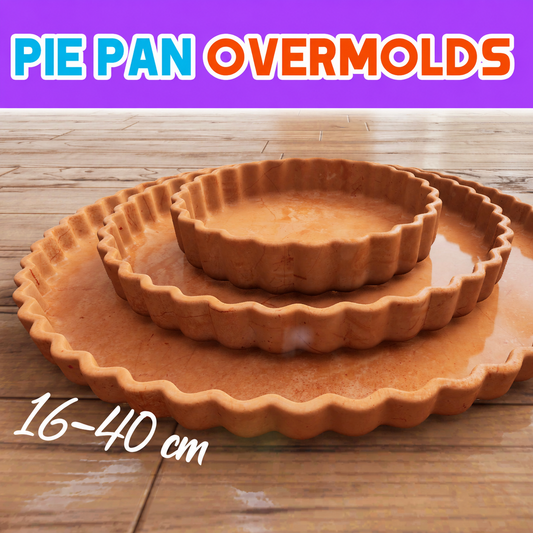 Plastic Drape Mold for Baking Dish / Pie Pan