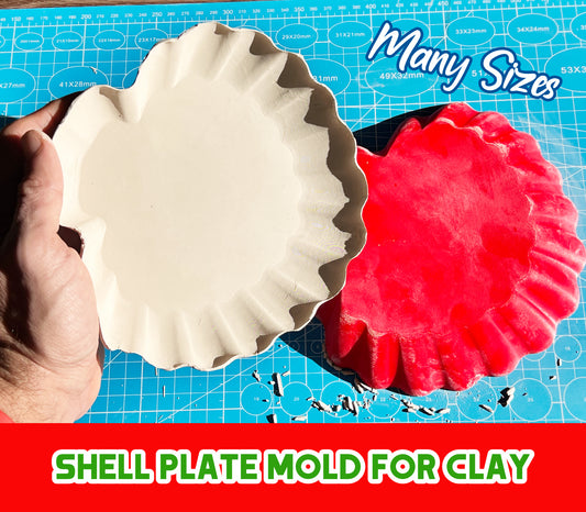 Shell Plate Hump Mold for Pottery
