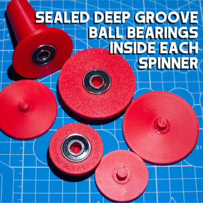 Pottery Spinner Set of 3 for Clay Trimming