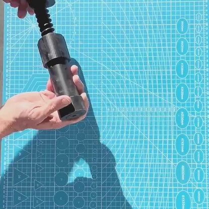 Handheld Screw Extruder for Clay with Interchangeable Dies