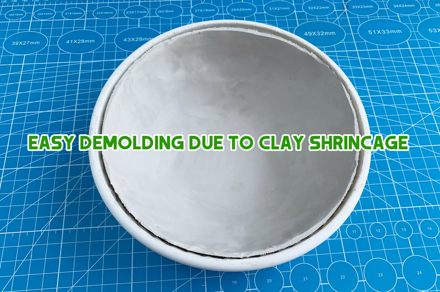 Hexagonal Pattern Bowl Slump Mold for Pottery