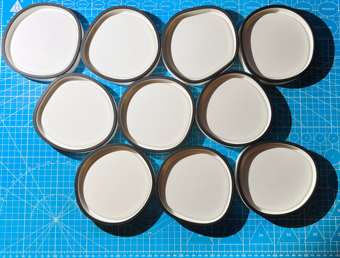 Irregular Ceramic Coaster Slump Mold Set