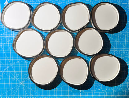 Irregular Ceramic Coaster Slump Mold Set