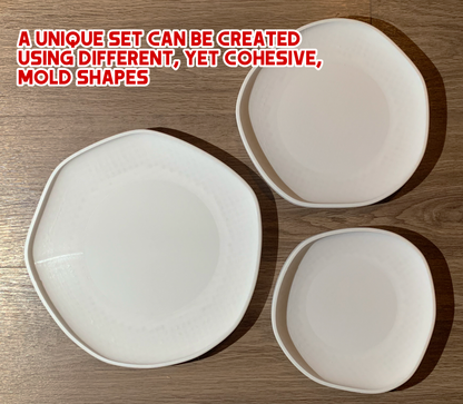 Organic Irregular Ceramic Plate Slump Mold for Slab Building
