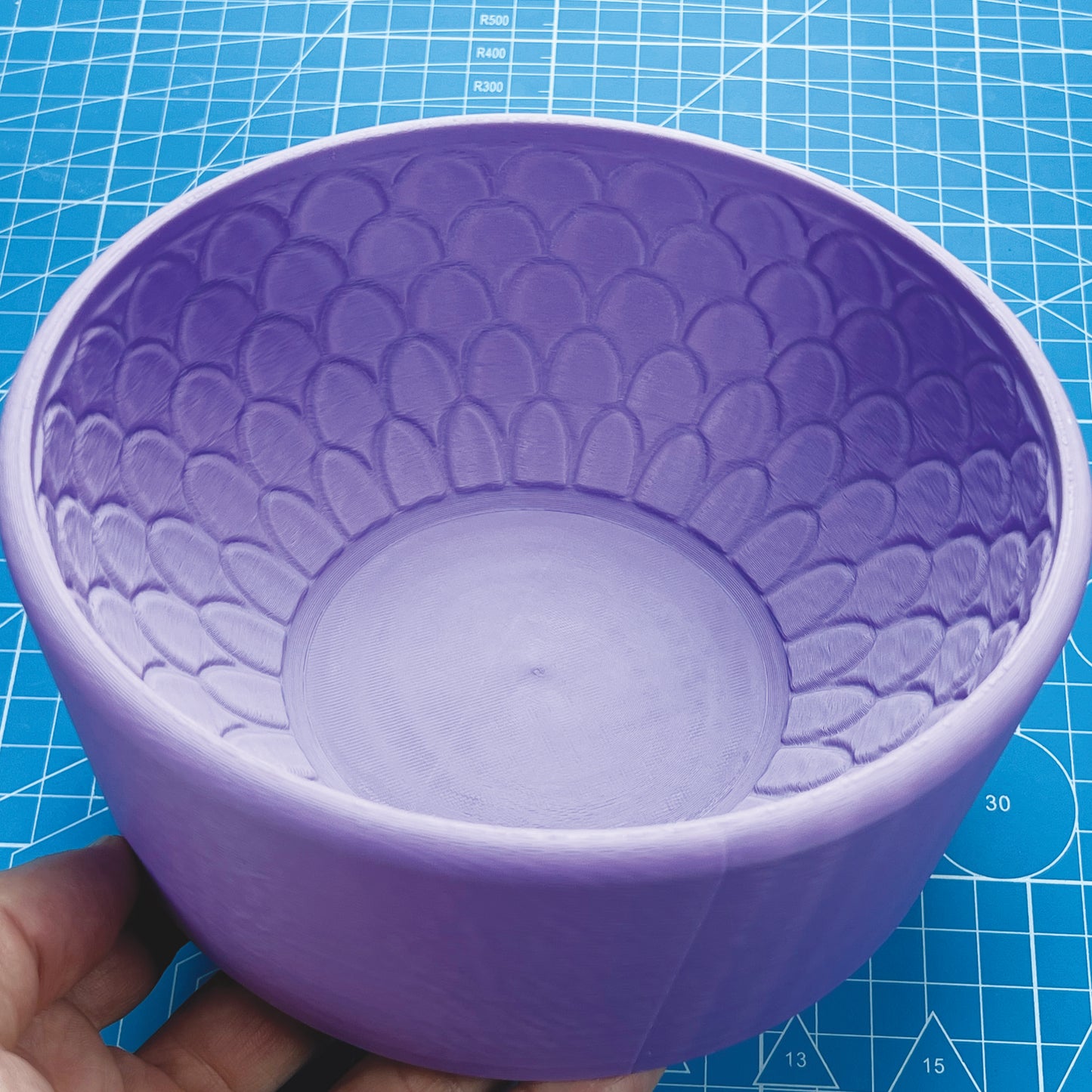 Scales Pattern Bowl Slump Mold for Pottery