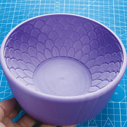 Scales Pattern Bowl Slump Mold for Pottery