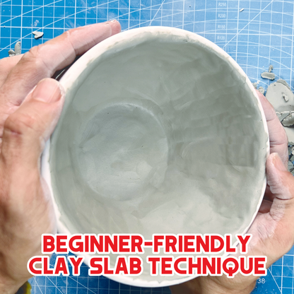 Deep Ribbed Bowl Slump Mold for Pottery