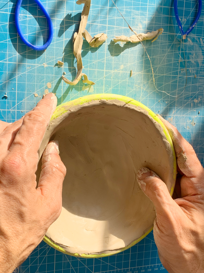 Ribbed Bowl Slump Mold for Pottery