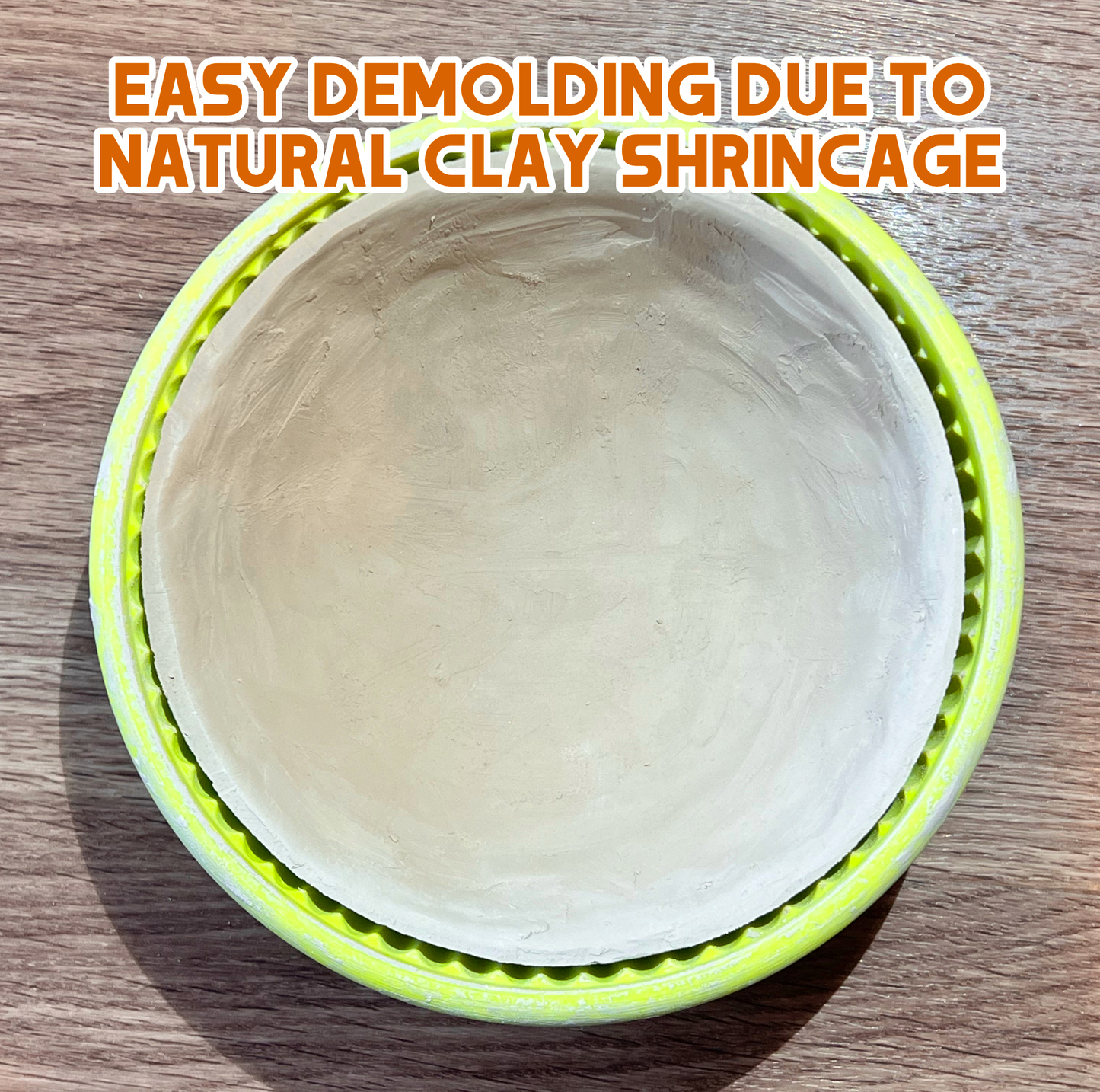 Ribbed Bowl Slump Mold for Pottery