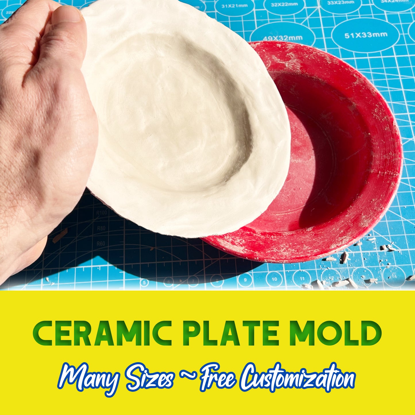 Classic Plate Slump Mold