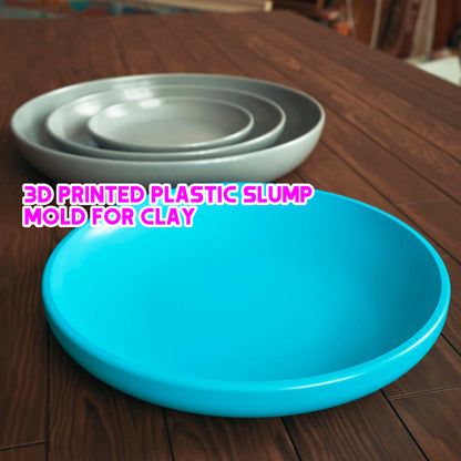 Round Plate Slump Mold for Pottery