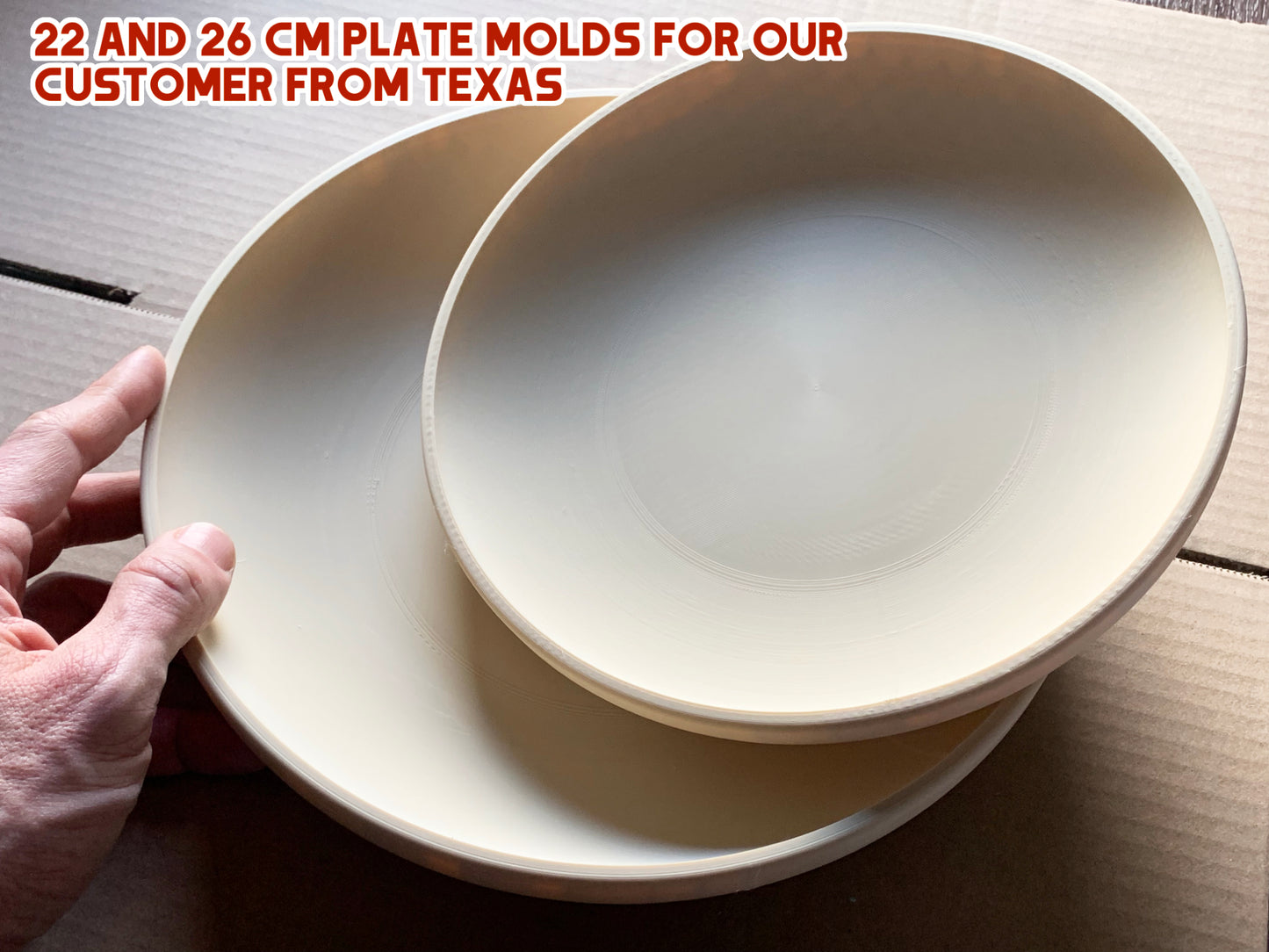 Round Plate Slump Mold for Pottery