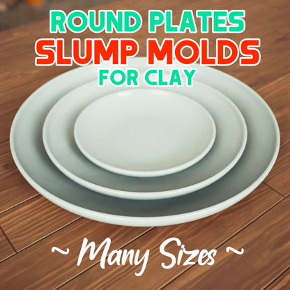 Round Plate Slump Mold for Pottery