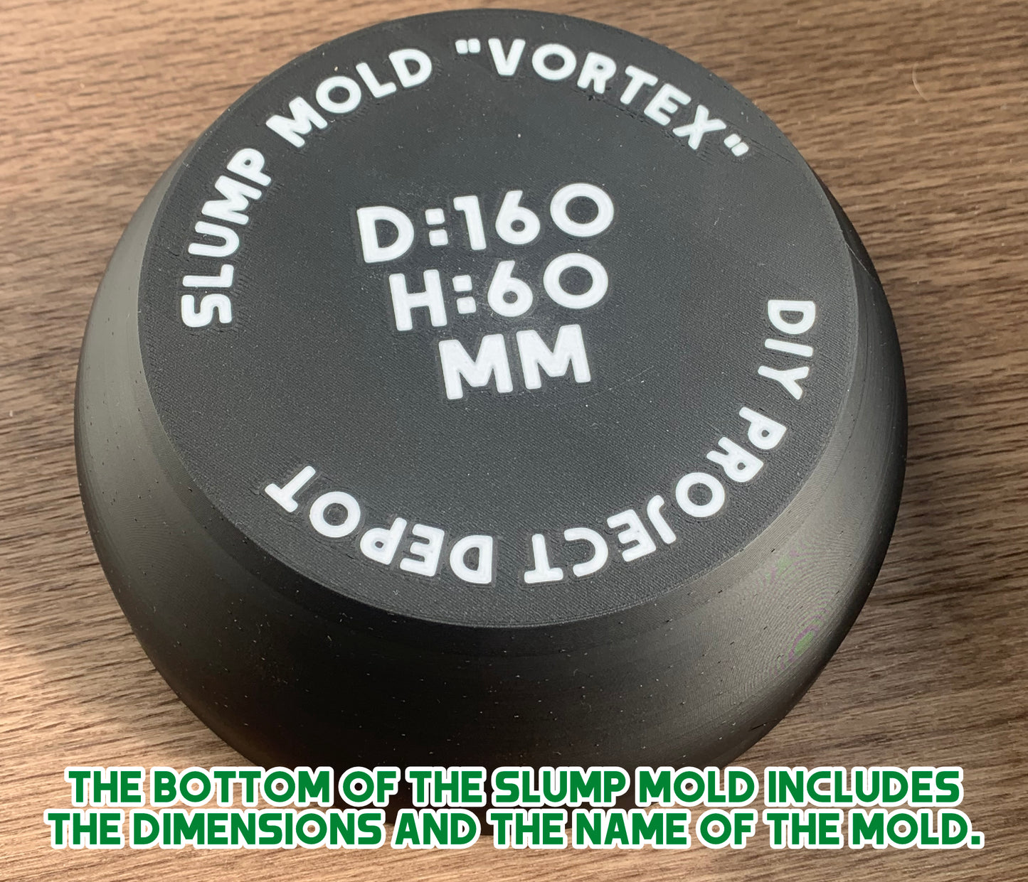 Vortex Spiral Bowl Slump Mold