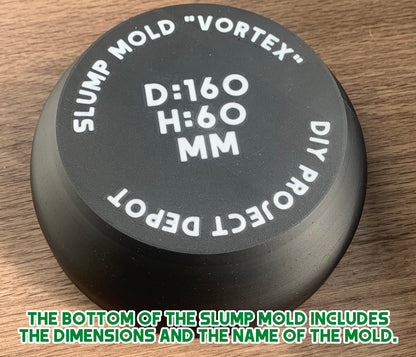 Vortex Spiral Bowl Slump Mold
