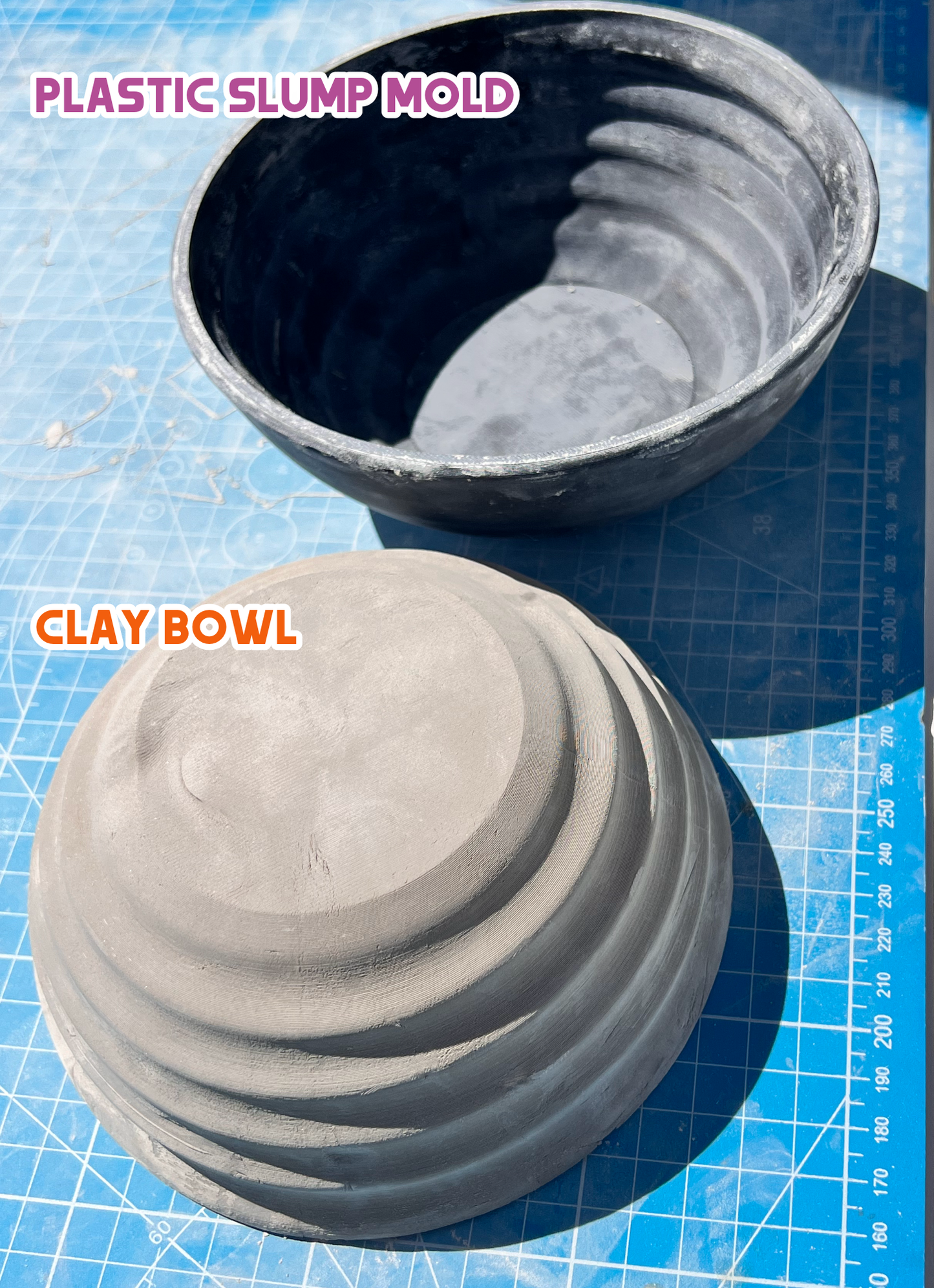Level Ring Bowl Slump Mold for Clay