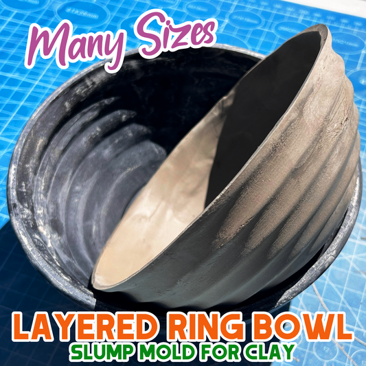 Level Ring Bowl Slump Mold for Clay