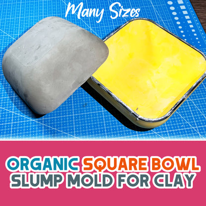Bastille Square Slump Mold for Clay