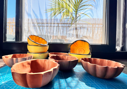 Petal Slump Mold for a Bowl with Foot Ring – Multiple Sizes