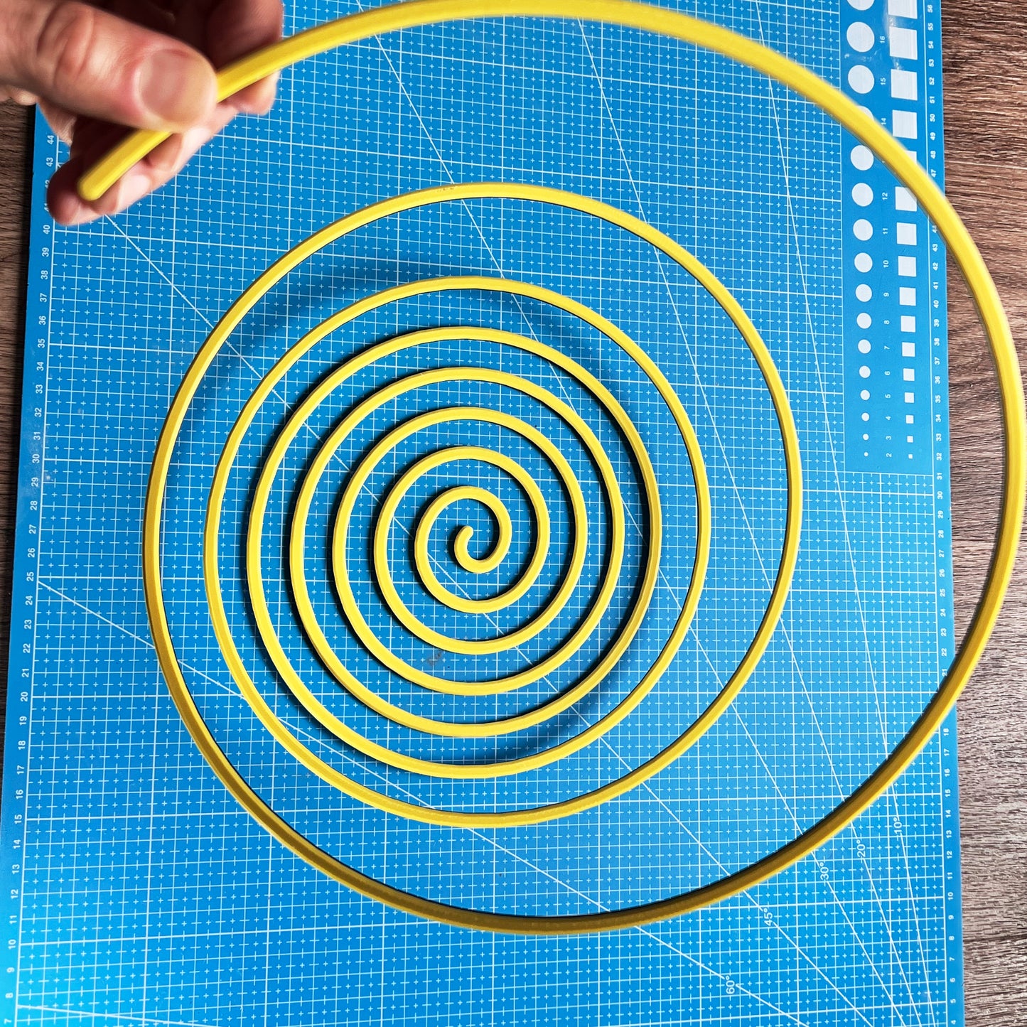 Set of 2 Large Texture Stamps for Clay – Spiral and Checkered Patterns