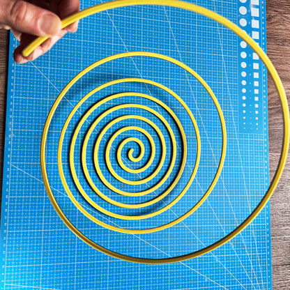 Set of 2 Large Texture Stamps for Clay – Spiral and Checkered Patterns